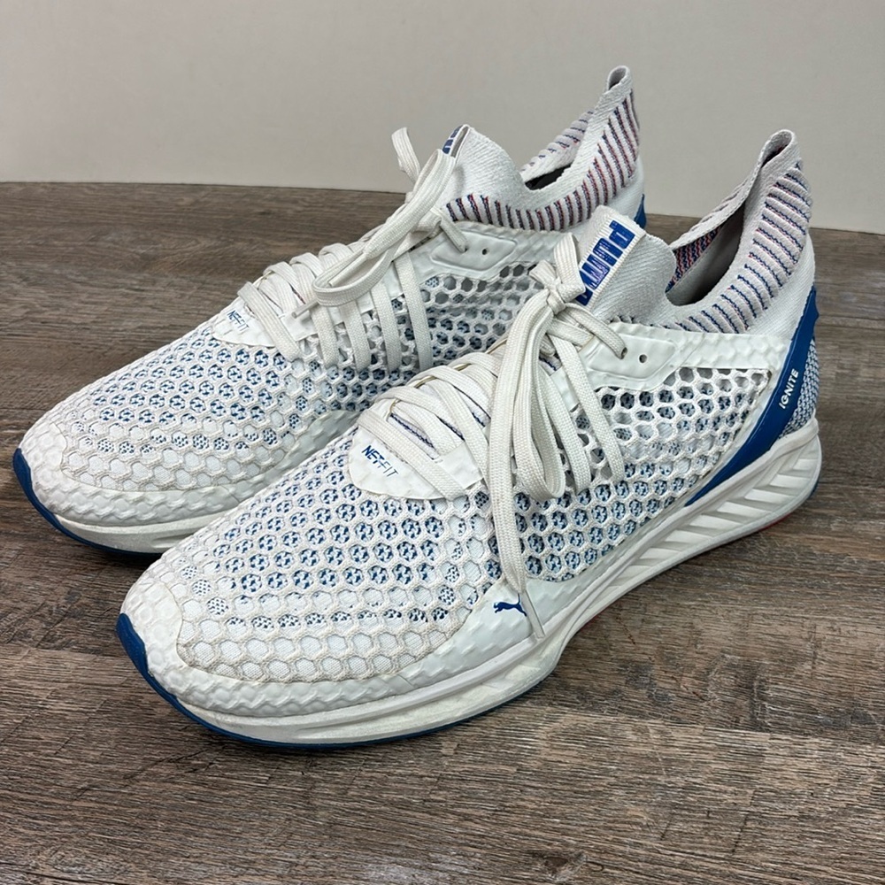 Puma Men’s Ignite Netfit White Size 13